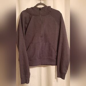Ribbed Half Zip Hoodie XL